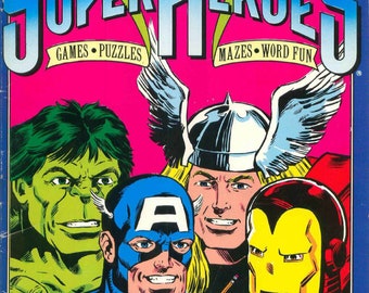 Download Marvel Coloring Book Etsy