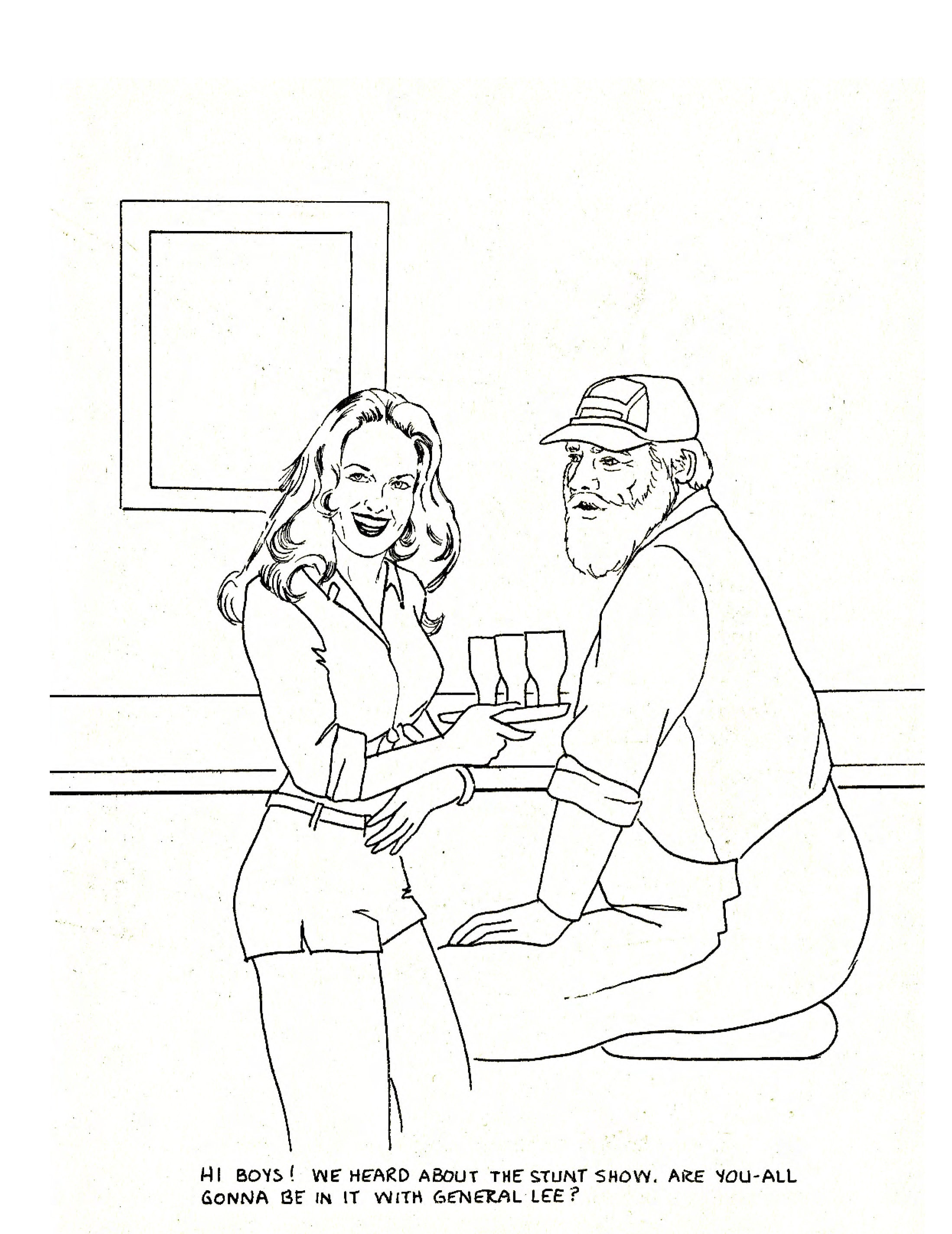 Dukes Of Hazzard Coloring Pages Coloring Pages