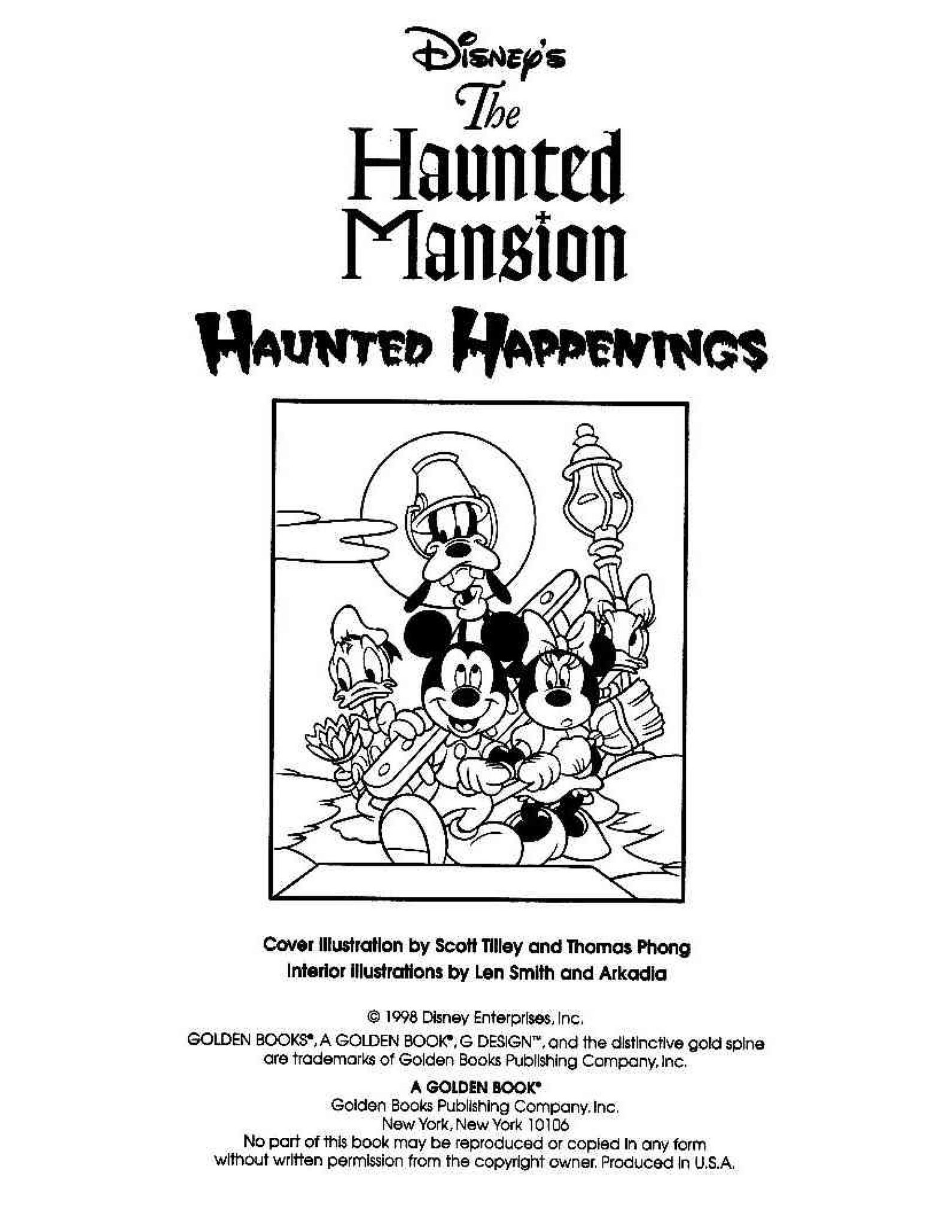 Disneys The Haunted Mansion Coloring Book PDF Digital File Etsy
