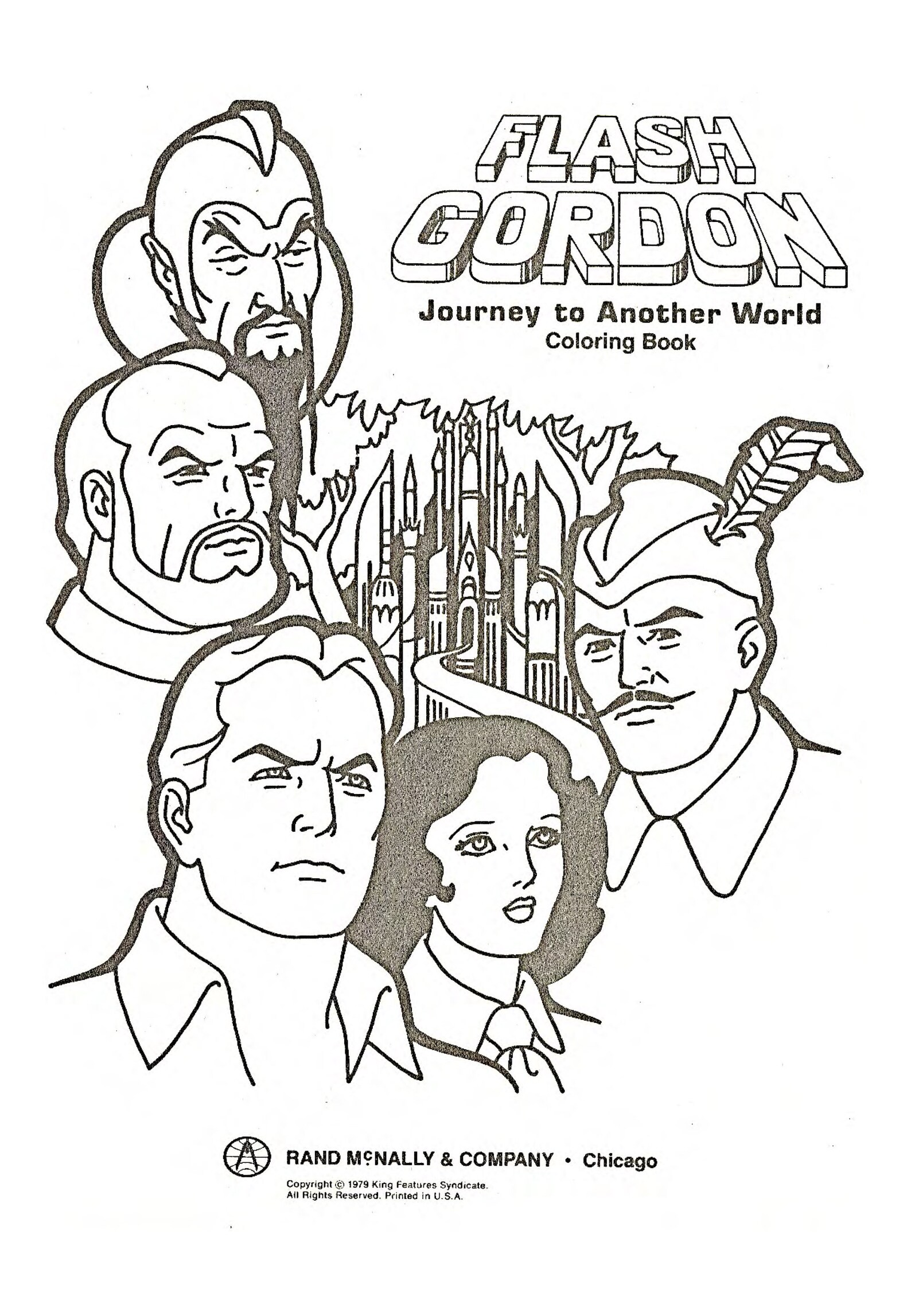 Flash Gordon Journey to Another World Coloring Book 1979 PDF Etsy
