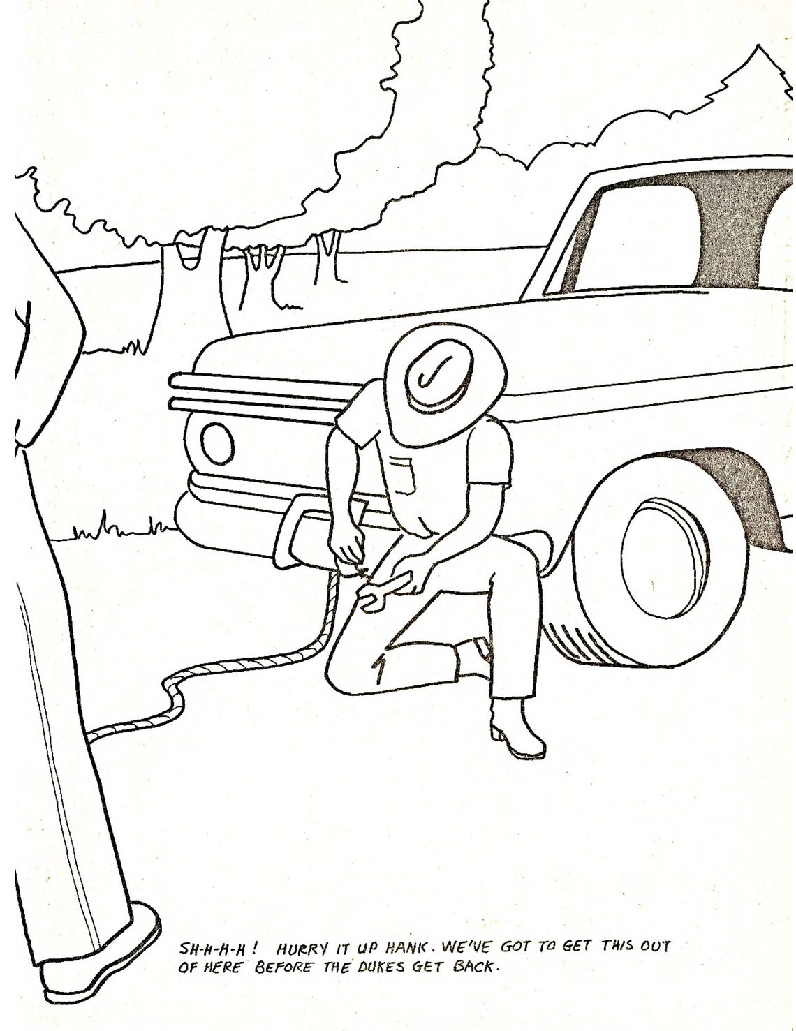 1981 The Dukes of Hazzard Coloring Activity Book PDF Digital | Etsy