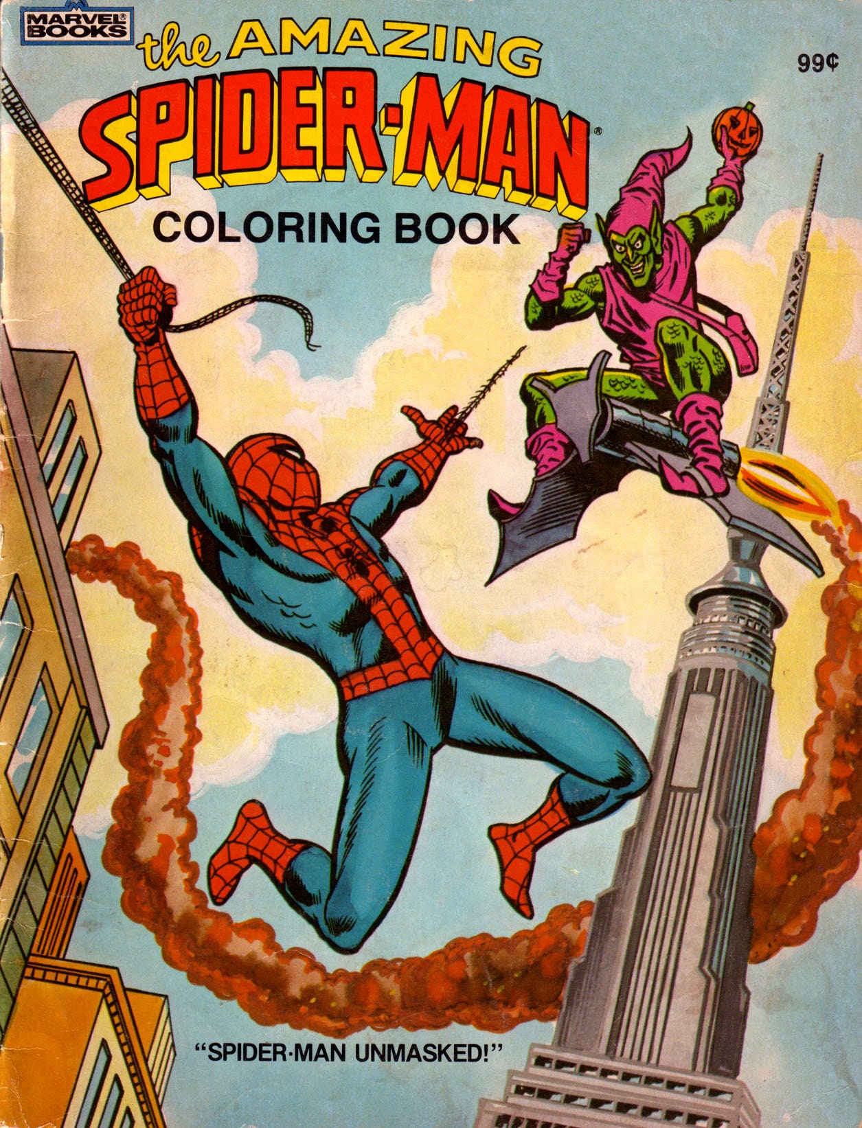 Download Spiderman Unmasked Coloring Book Pdf Digital File Download Etsy