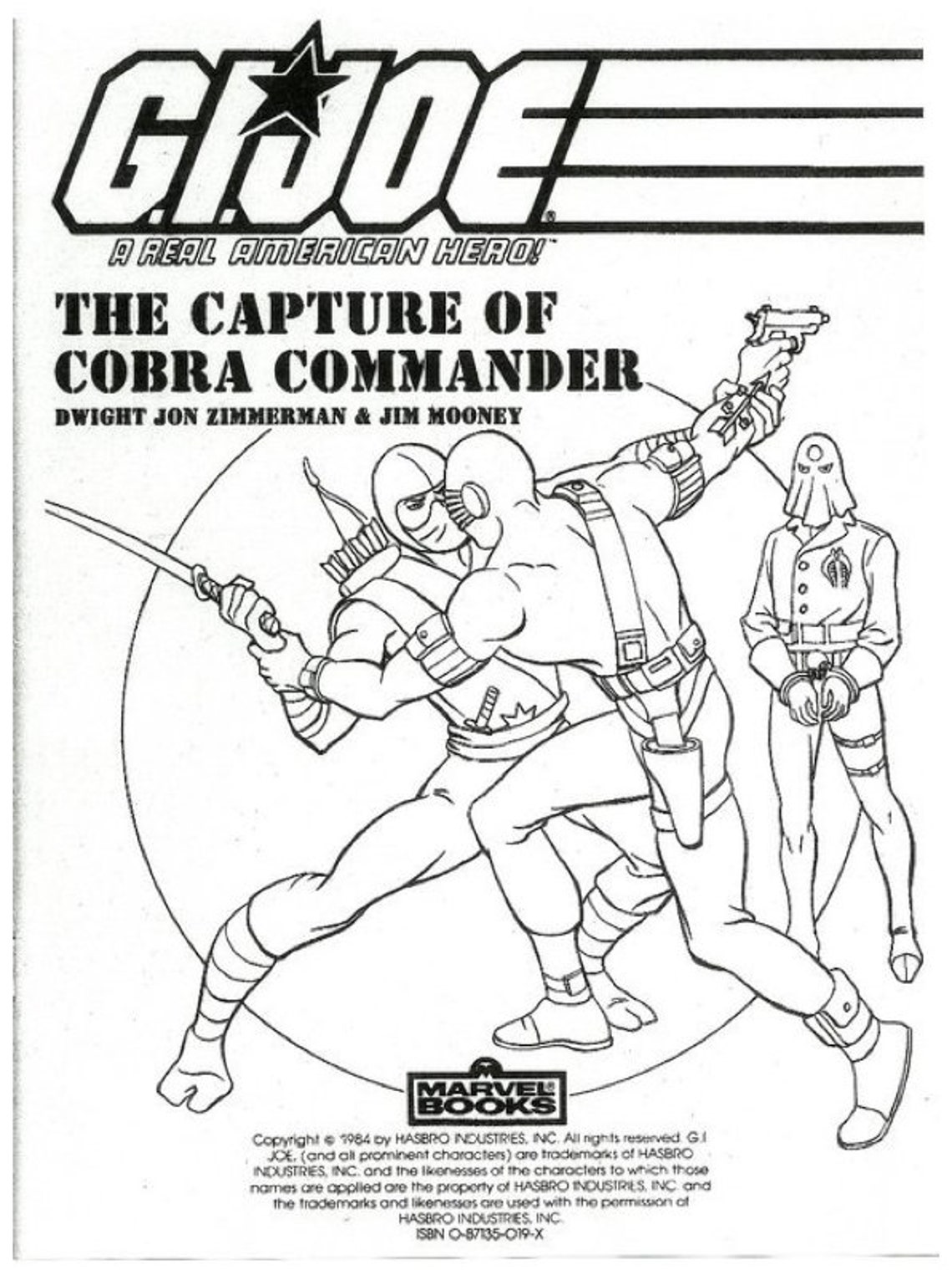 1984 GI Joe coloring book pdf digital file download | Etsy