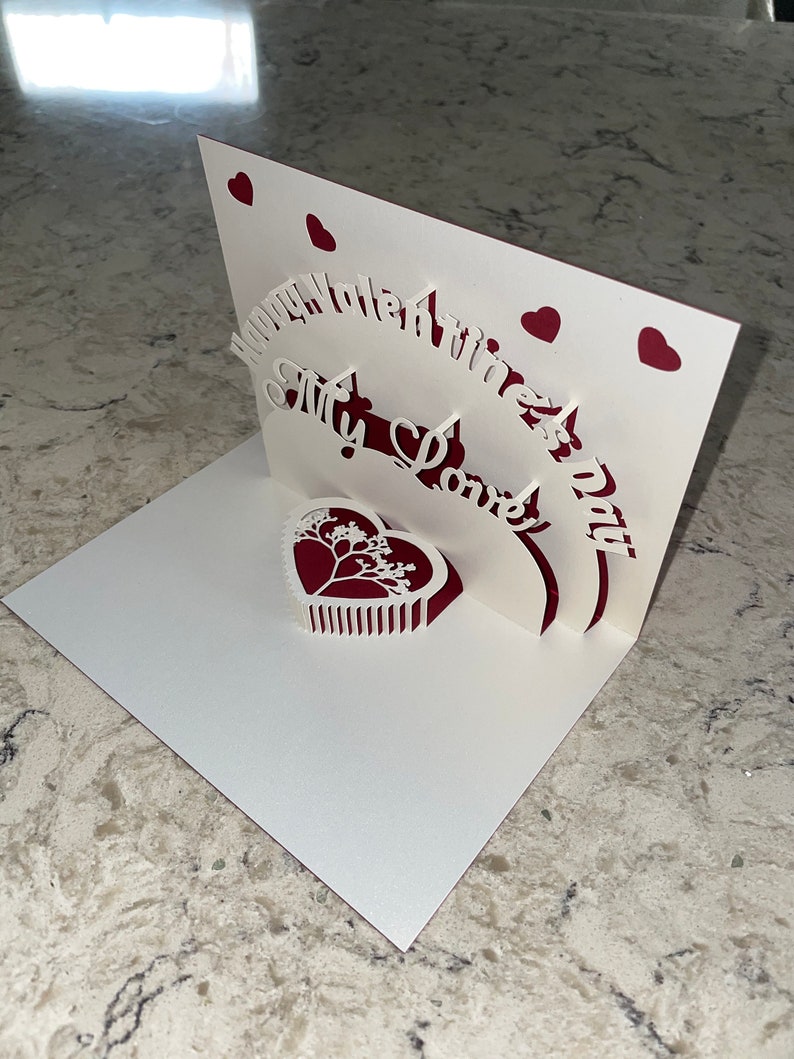 Make Your Loved One S Day Special Personalized Heart Shaped 3d Pop Up Card With Tree Of Life For Valentine S Day Or Any Special Occasion Paper Greeting Cards Lifepharmafze Com