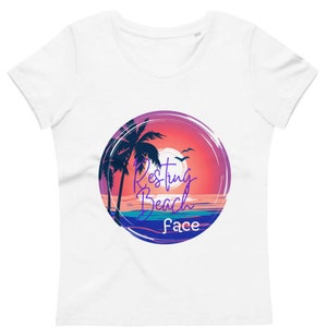 Women&#39;s organic cotton t-shirt, Eco friendly shirt, short sleeve shirt, funny tee shirt, girlfriend gift