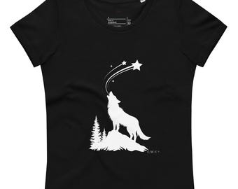 Camiseta ecológica ajustada para mujer
