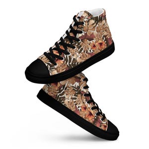 Men’s high top canvas shoes, gifts for him