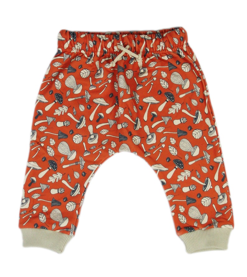 orange mesh pants