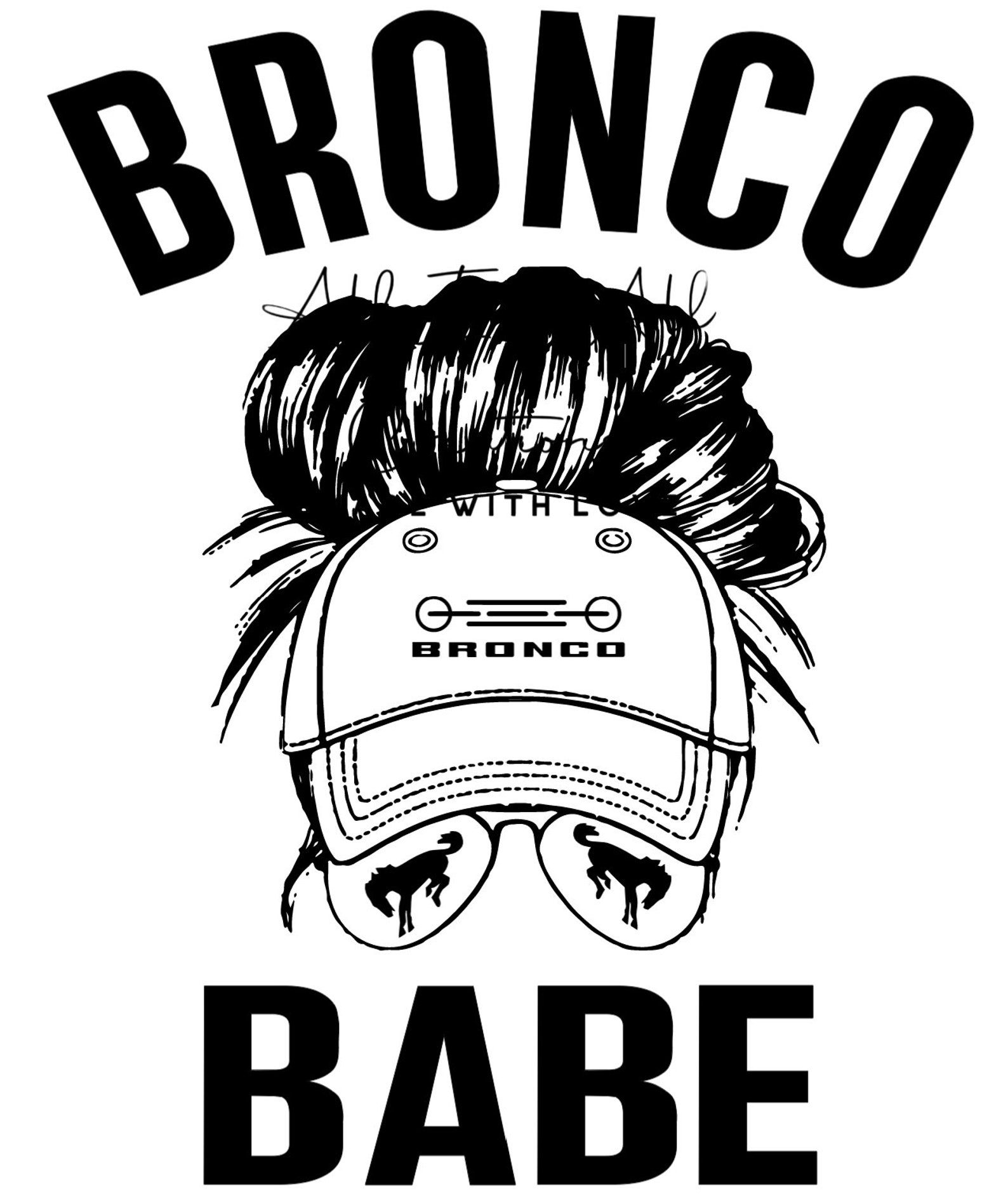 Bronco Babe PNG and Svg File - Etsy