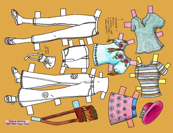 paper dolls from the 60s