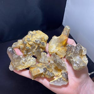 Hallelujah Junction Smoky Quartz Clusters - 8pc Set