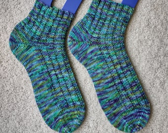 2x2 Feet Sock Pattern