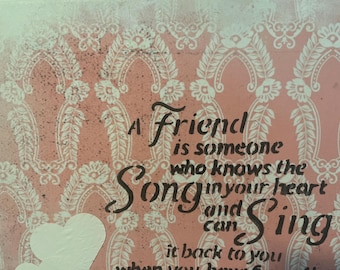 Inspirational Art for a Friend