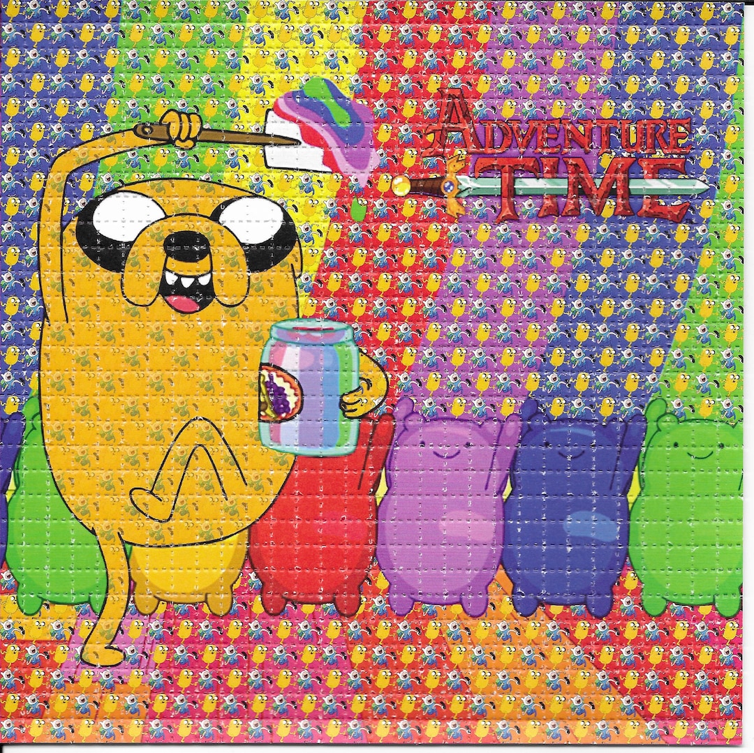 レインボーアドベンチャー漫画 LSD ブロッターアート サイケデリック酸