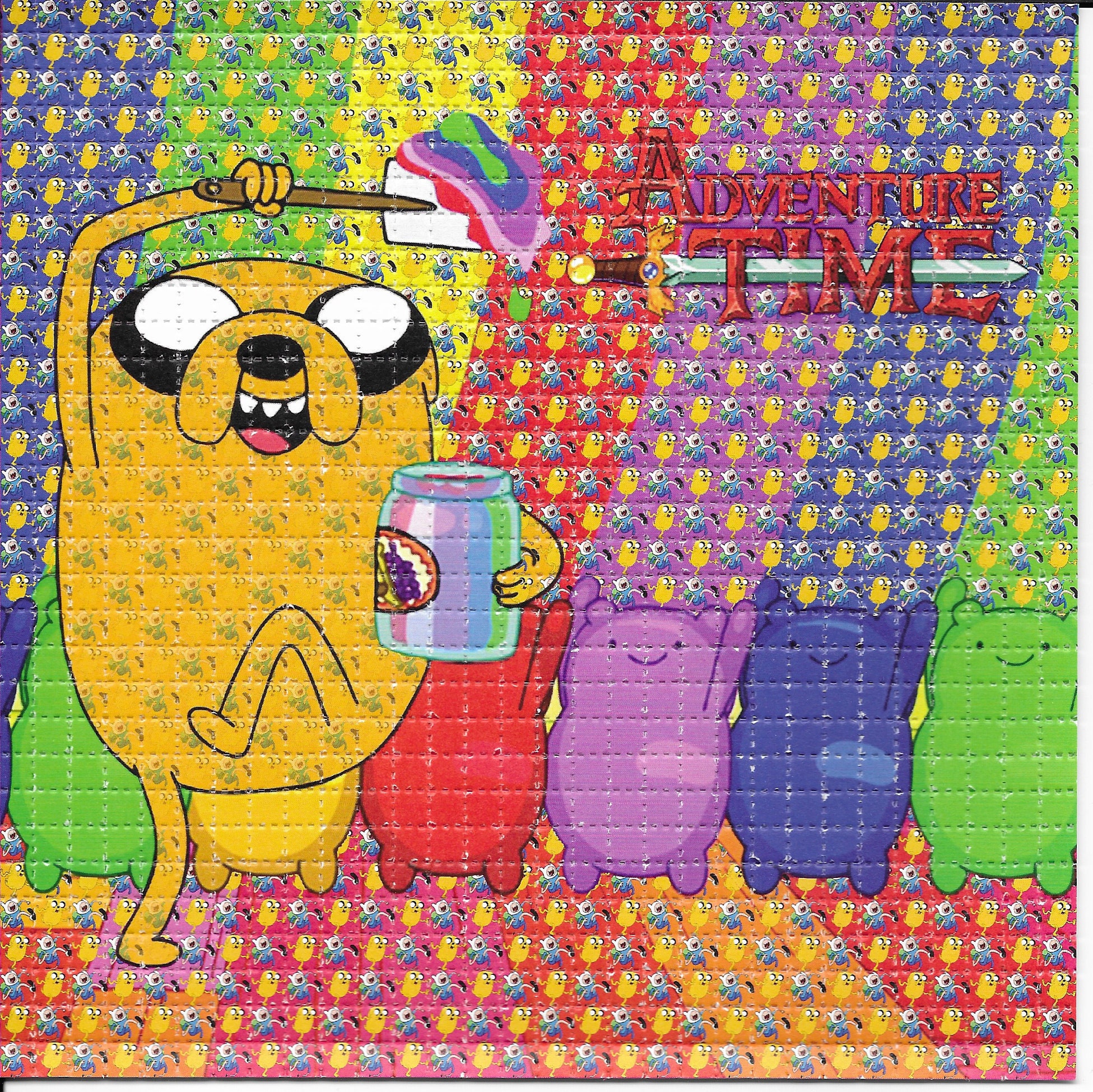 ブロッターアート 星脳の旅人 レインボーアドベンチャー漫画 LSD ブロッターアート サイケデリック酸