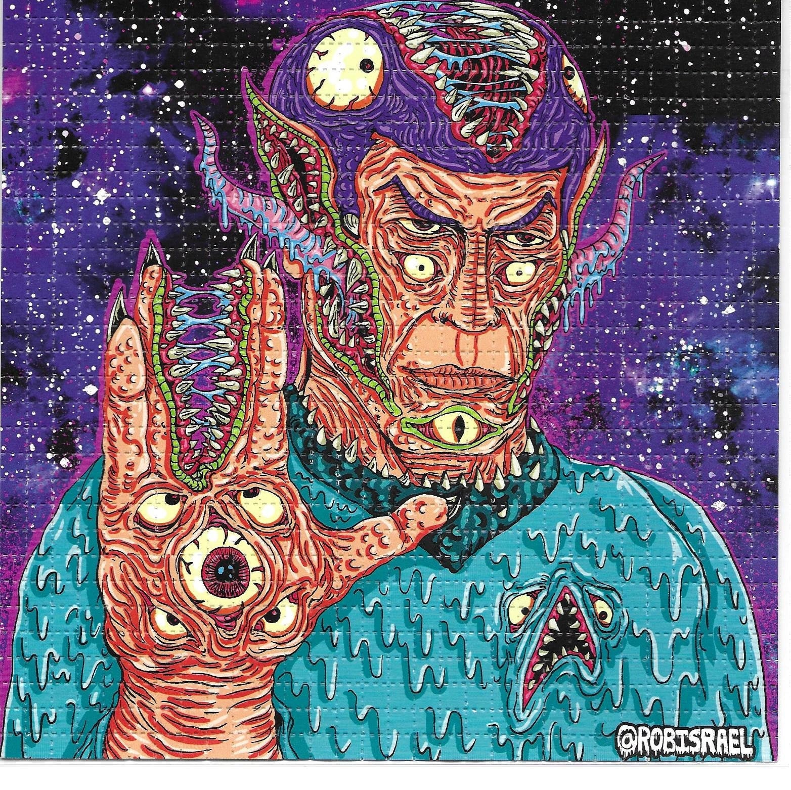 エイリアン スポック LSD ブロッター アート サイケデリック アシッド