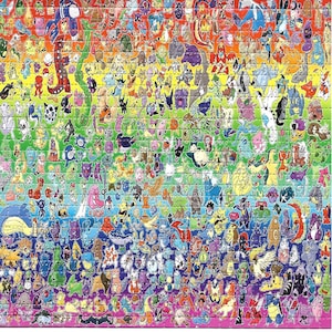 Pocket Monsters Cartoon LSD Blotter Art Psychodeliczny papier wolny od kwasu