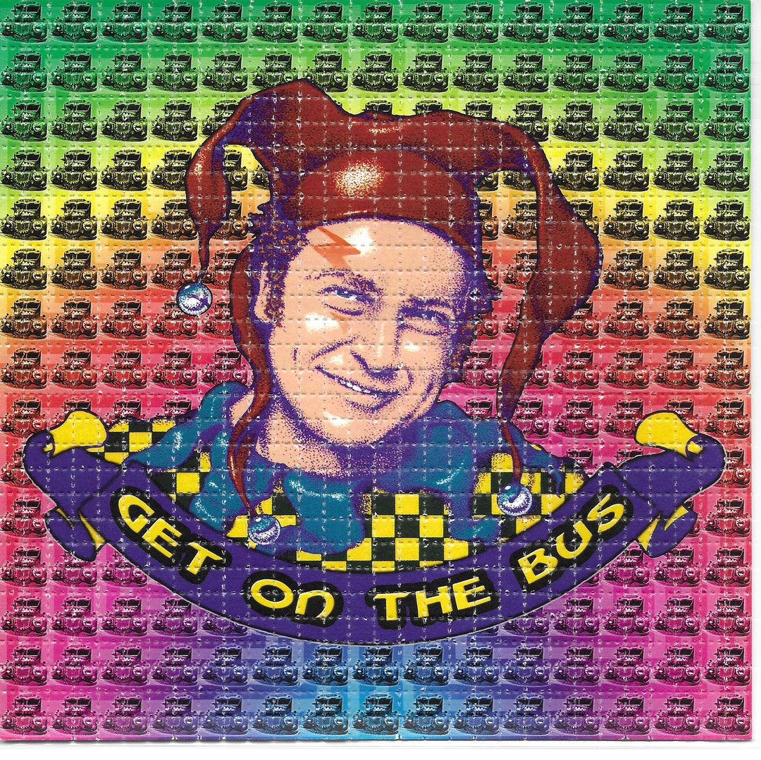 Get on the Bus LSD Blotter Art Psychedelic Acid Free Paper - Etsy