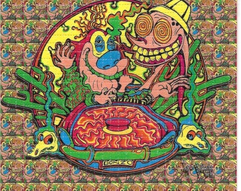スパイラル フラクタル サイケデリック LSD ブロッター アート