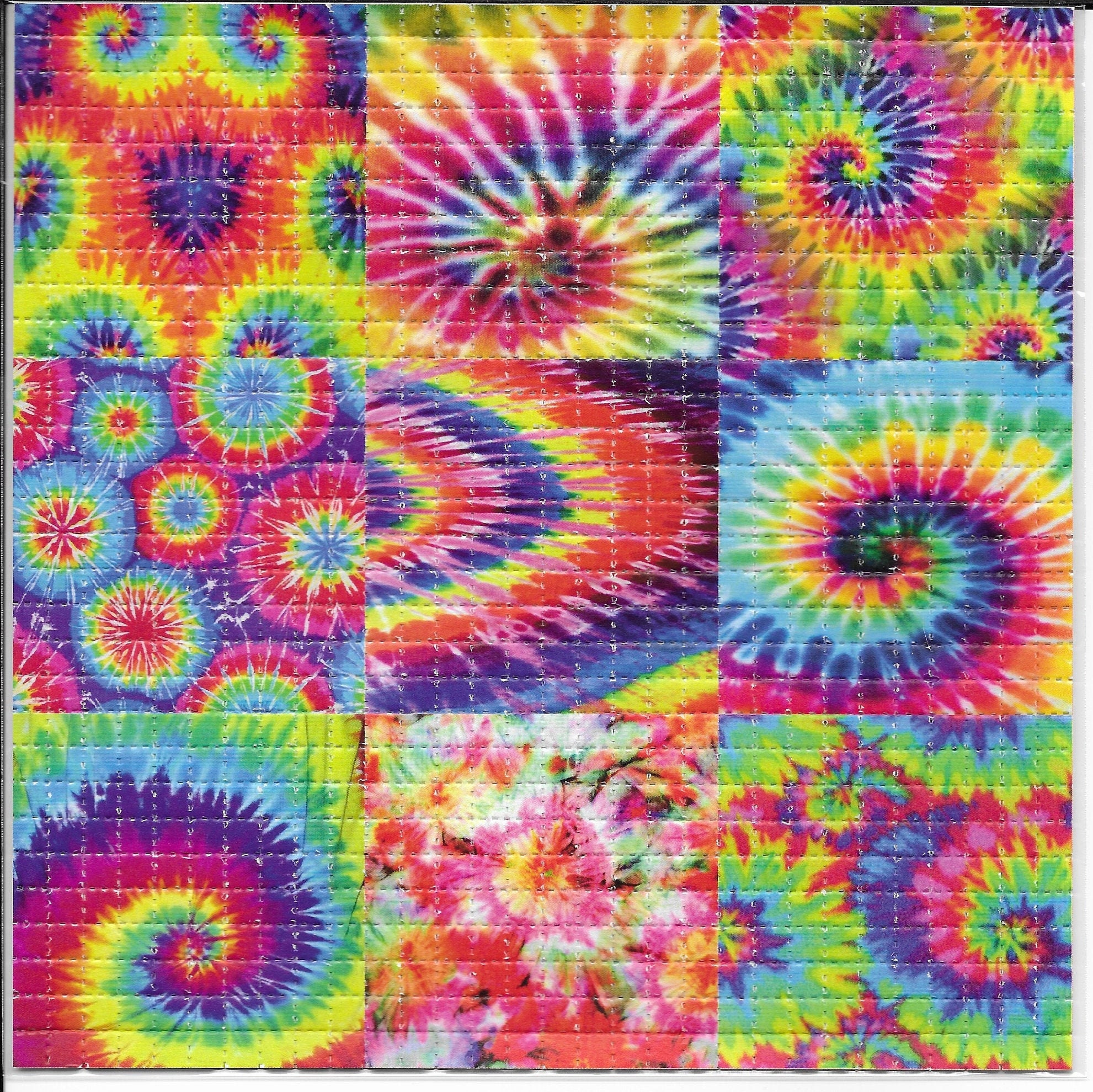 Tie Dye Fractal LSD Blotter Art Psychedelic Acid Free Paper - Etsy