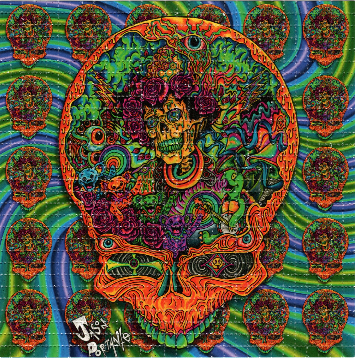 絵画 SPLIDHEAD Bertha Melt by Jason Portante Signed and Numbered of 100 Limited