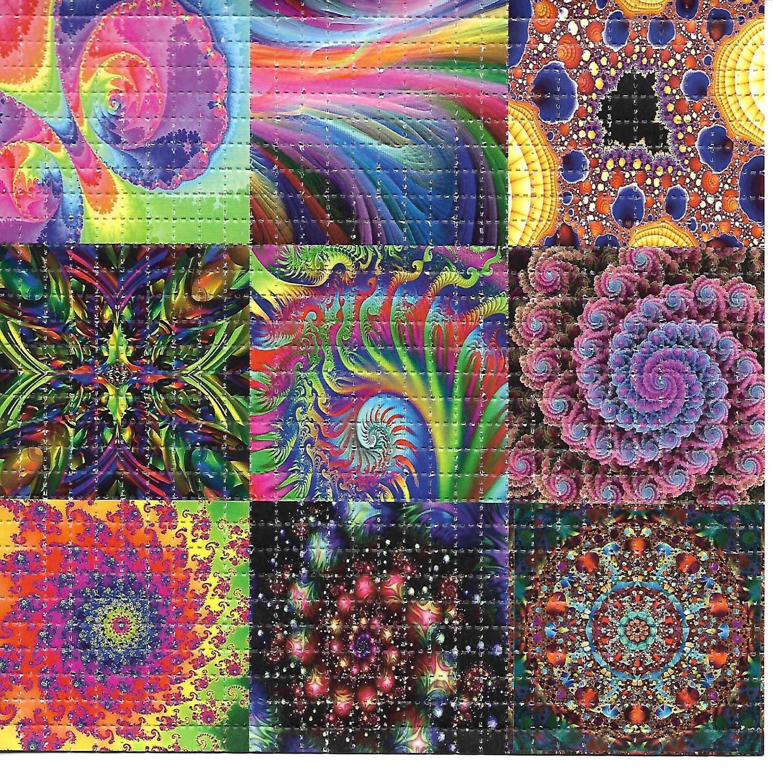 フラクタル LSD ブロッター アート サイケデリック アシッド