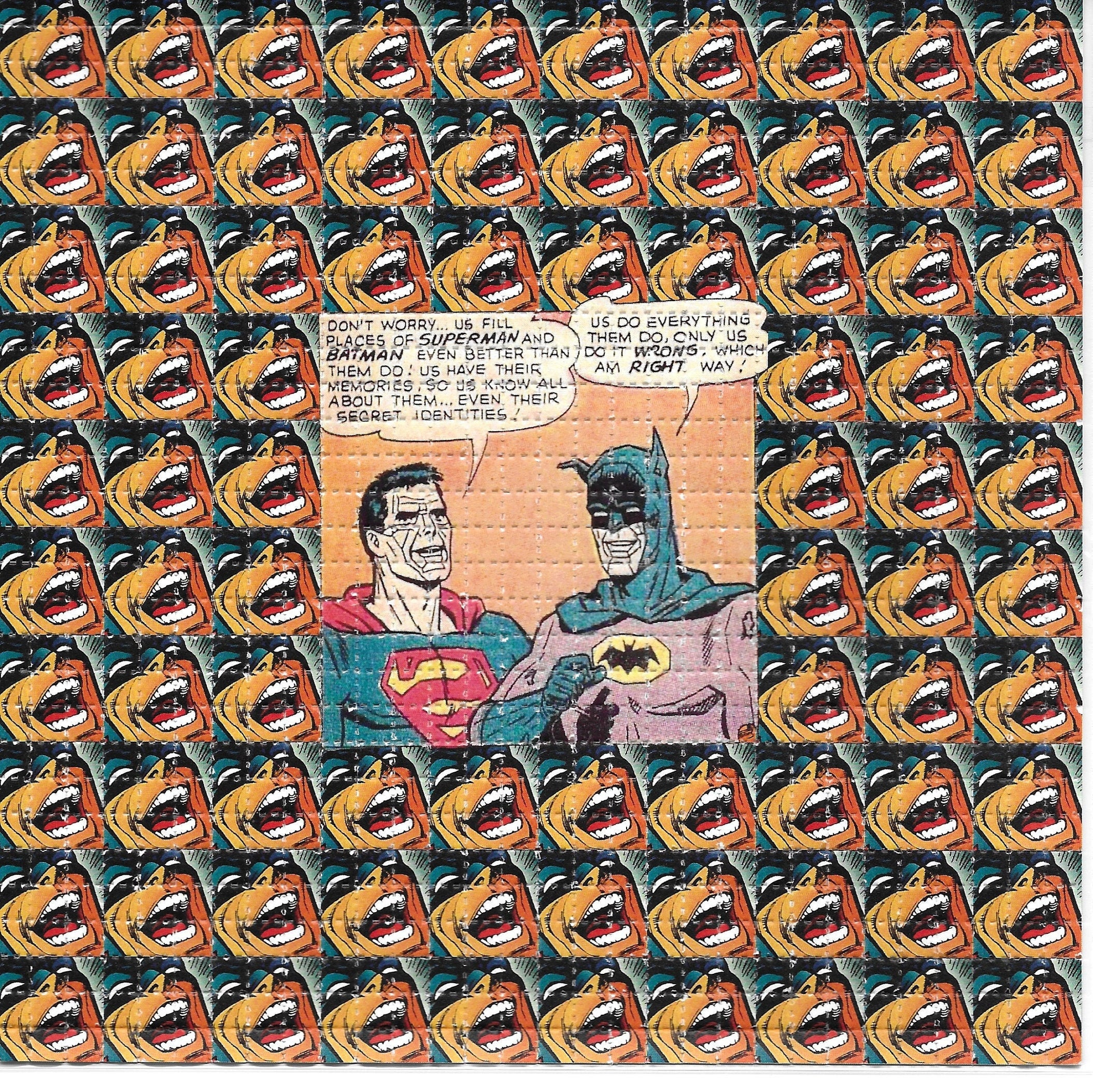 ブロッターアート 魔法使い マジックポーション サイケデリック スーパーヒーロージョーク LSD ブロッターアート サイケデリック酸