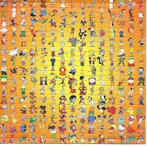 Cartoon LSD  Blotter Art Psychedelic Acid Free Paper