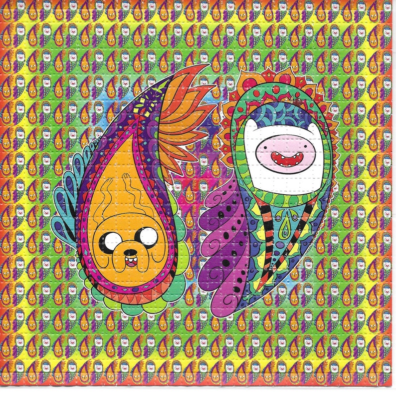 Adventure Tabs LSD Blotter Art Psychedelic Acid Free Paper image 1