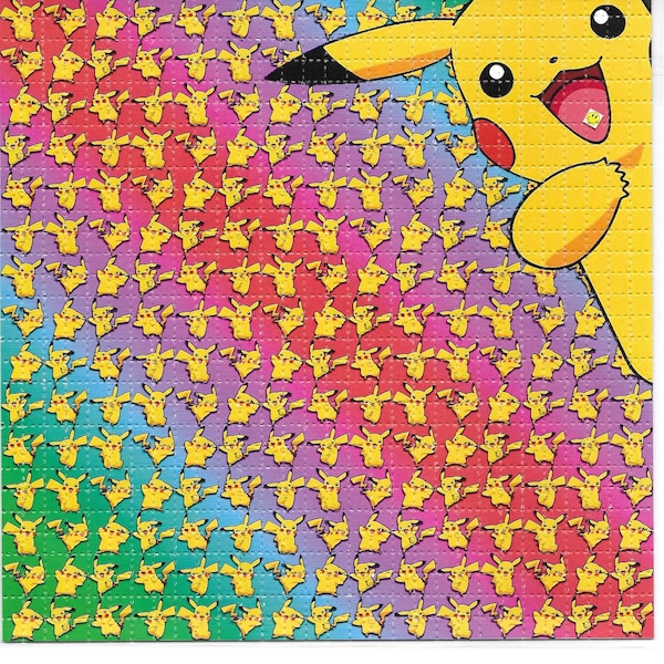 Pika LSD  Blotter Art Psychedelic Acid Free Paper