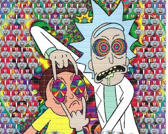 Big Rick LSD Blotter Art Psychedelic Acid Free Paper