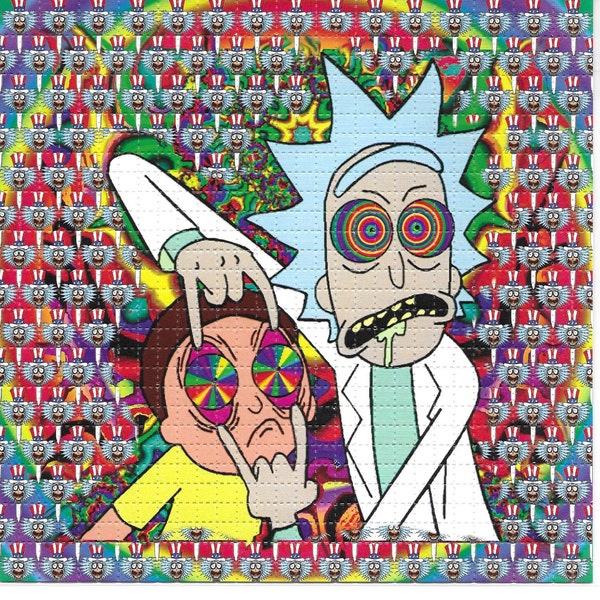 Big Rick LSD Blotter Art Psychedelic Acid Free Paper