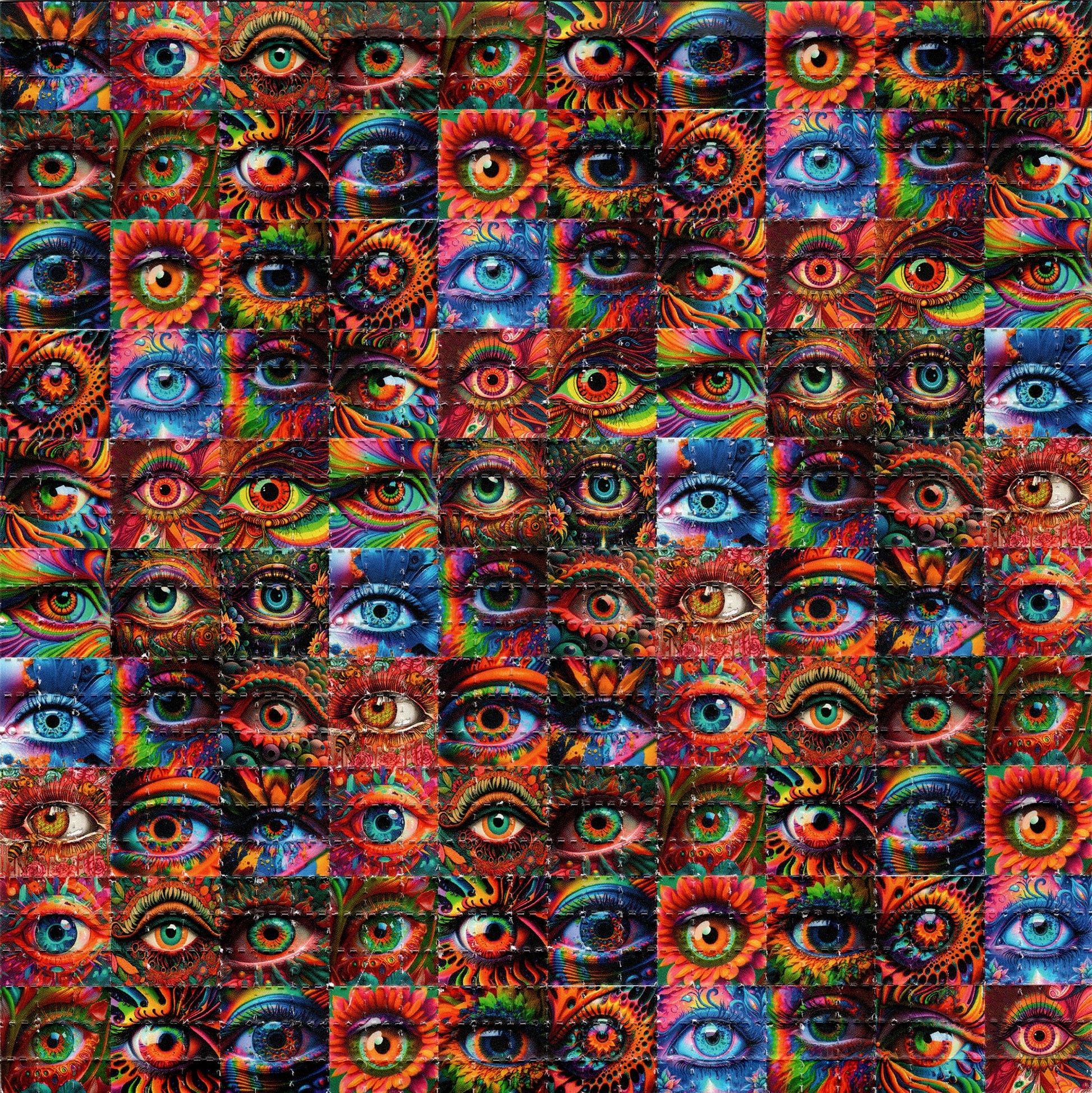 ブロッターアート サイケデリック マンダラ アイ アイズ LSD ブロッターアート サイケデリック酸フリーペーパー - Etsy 日本