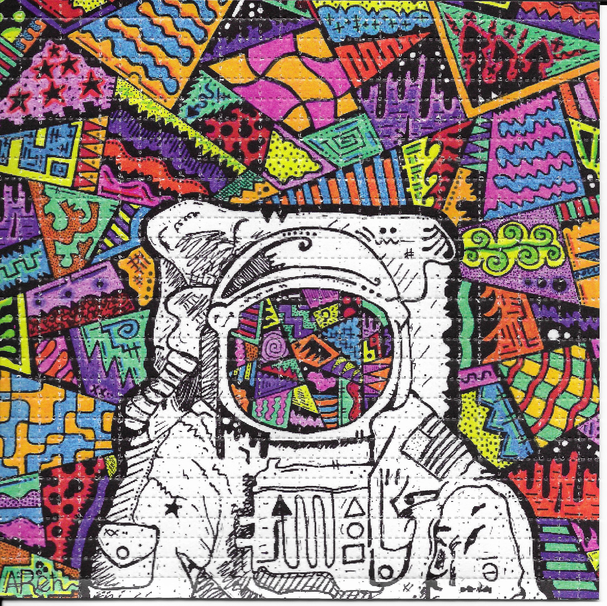 Space Man LSD Blotter Art Psychedelic Acid Free Paper - Etsy