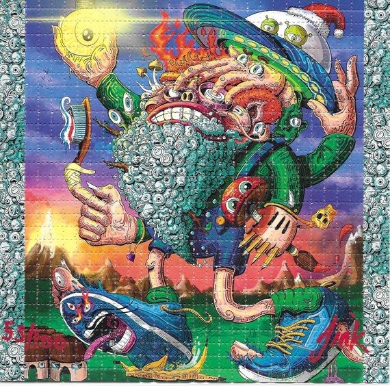 Tooth Brushin' Gnome by Jamie Inklings Signed & Numbered of 100