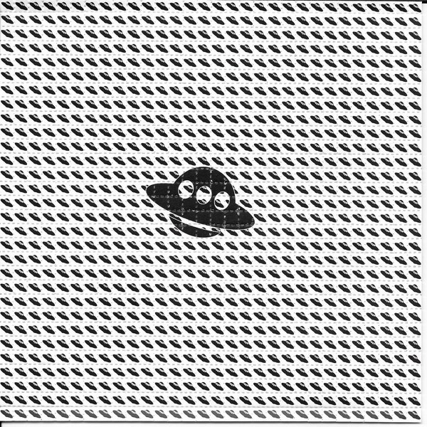 UFO LSD  Blotter Art Psychedelic Acid Free Paper