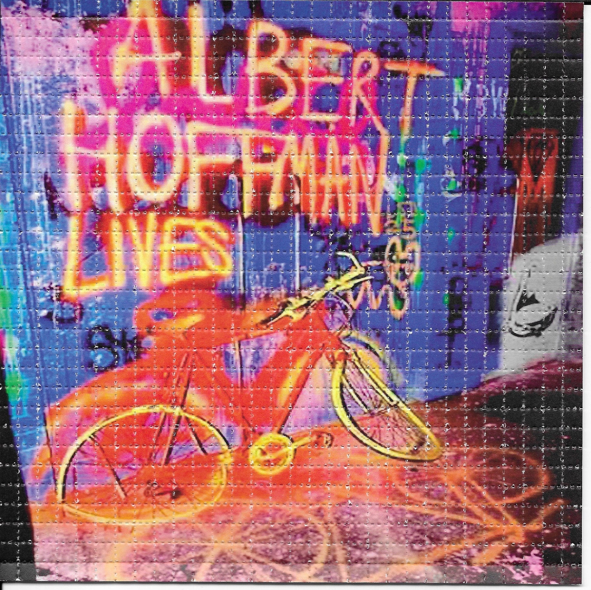 Albert Hoffman Lives Bicycle Day LSD Acid Blotter Art Etsy