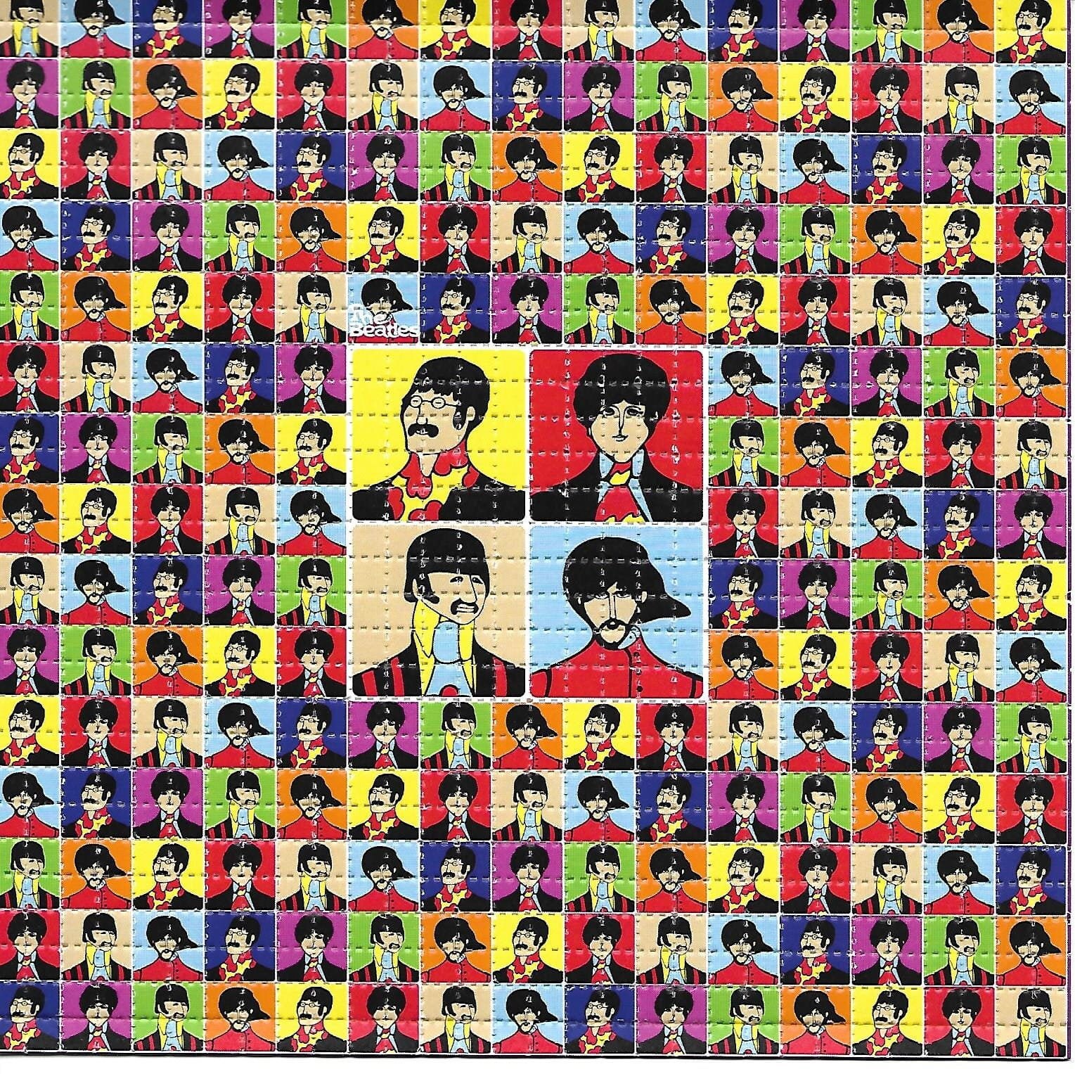 ビートルズ　パネル　(横) ビートルズ LSD ブロッターアート サイケデリック アシッド