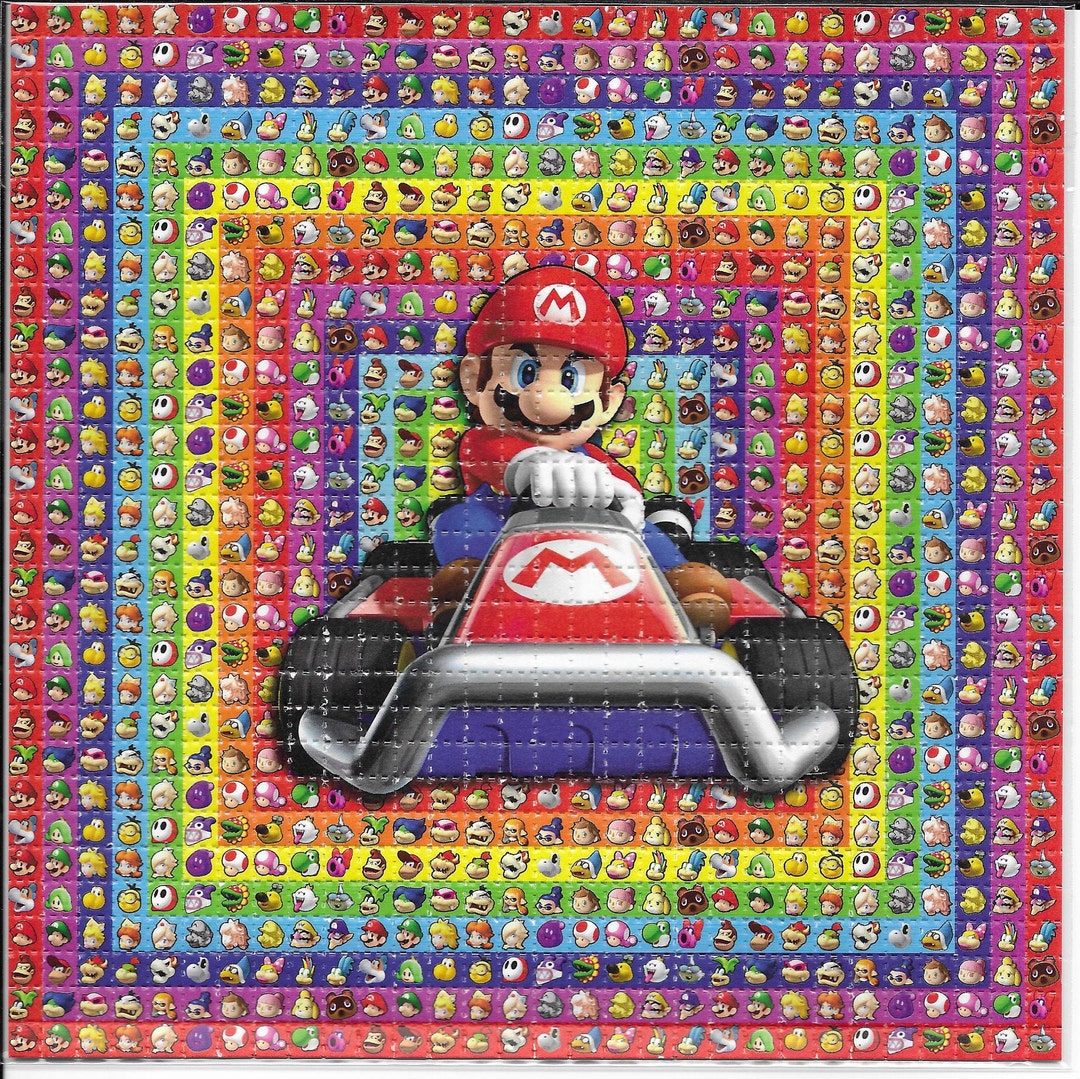 マリオカート LSD ブロッターアート サイケデリック アシッドフリー