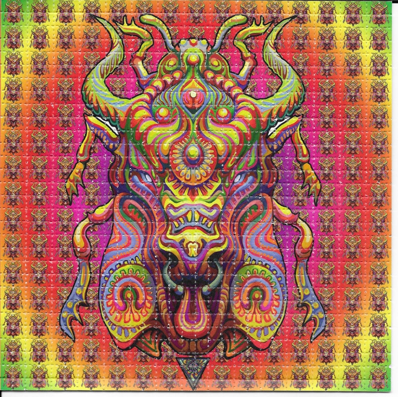Dragon Head LSD Blotter Art Psychedelic Acid Free Paper Etsy Ireland