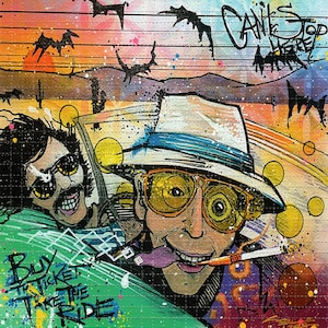 Kaufen Sie das Ticket Take the Ride von Mark Serlo Limited Edition LSD Blotter Art Psychedelic Acid Free Paper