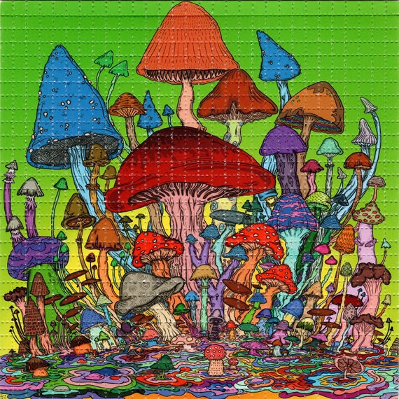 Melty Mushrooms by Vincent Gordon Signed Limited Edition