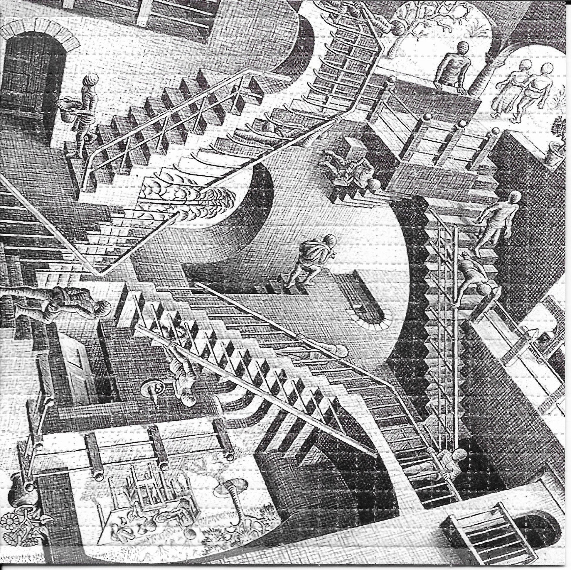 Escher Endlose Treppe LSD Säure Blotter Kunst Etsy