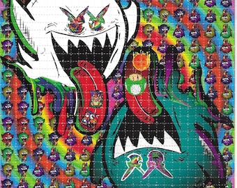 スパイラル フラクタル サイケデリック LSD ブロッター アート