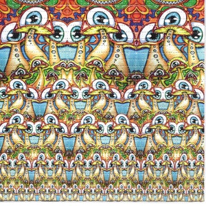 Ögonglobsvampar LSD Blotter Art Psykedelisk syrafritt papper