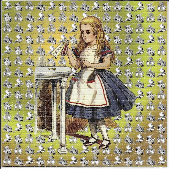 Alice LSD Blotter Art Psychedelic Acid Free Paper - Etsy