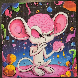 Stampa artistica Giclée firmata The Brain Blotter 900 schede Carta psichedelica senza acidi di qualità d'archivio