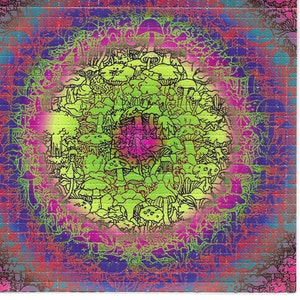 Svampland LSD Blotter Art Psykedelsyrafritt Papper