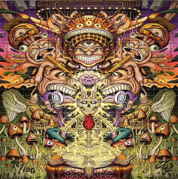 Divine Intervention by Jamie Inklings Limited Edition LSD Blotter