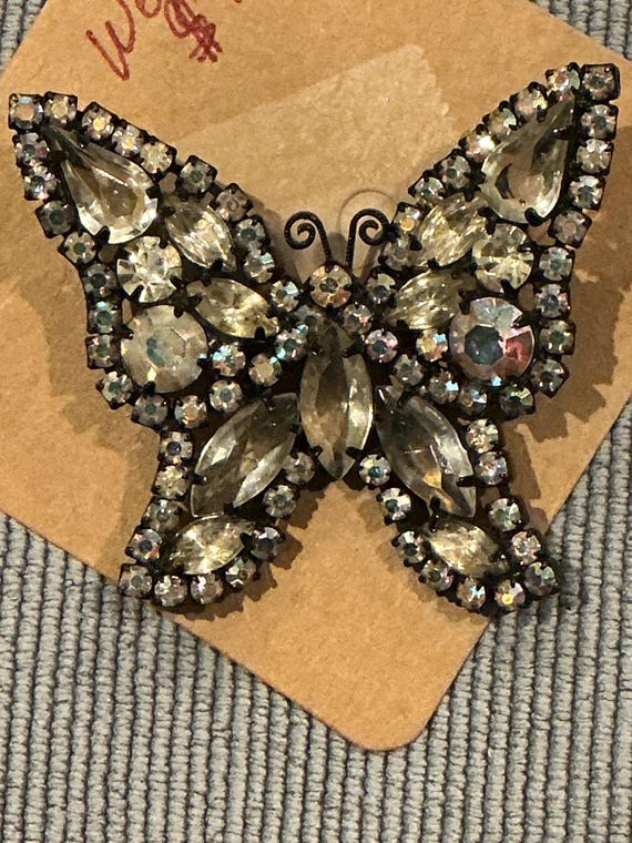 Weiss Butterfly Estate Brooch